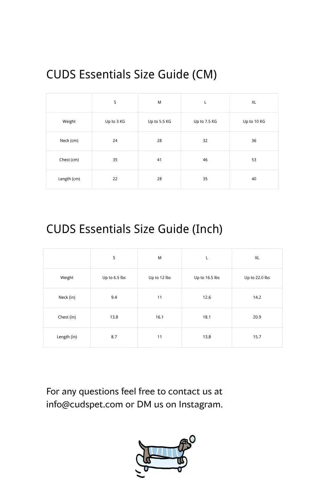 Oreo|CUDS Essentials Dog Shirt CUDS