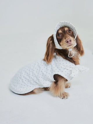 White Polka Dot Hat