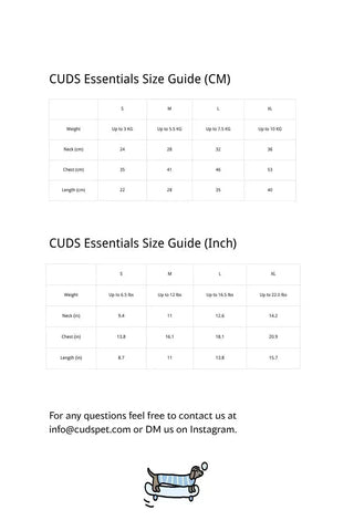 Oreo｜CUDS Essentials Dog Shirt CUDS