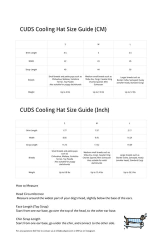 White Bunny｜ CUDS Dog Cooling Hat